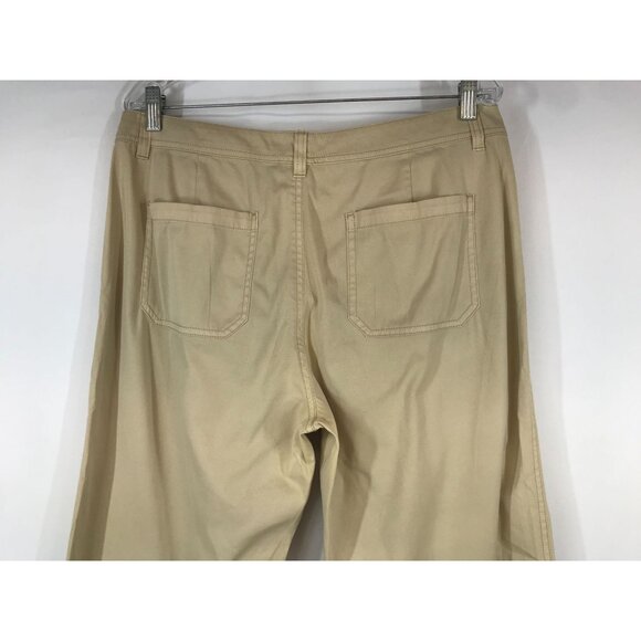 PENDLETON - WOMEN'S 10 - BEIGE COTTON BLEND CASUAL CHINO PANTS - Picture 5 of 9